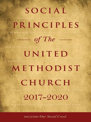 cover image of Social Principles of the United Methodist Church 2017-2020